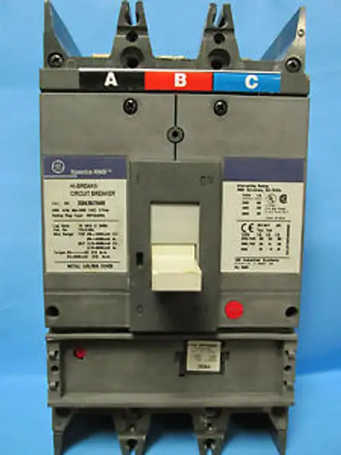 General Electric 3 Pole 400A Breaker With 350A Trip Sgha36At0400 .... Va-74
