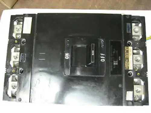 Square D 600 Amp 3 Pole Circuit Breaker Type Mal-Wb Mal36600 Zaa-97