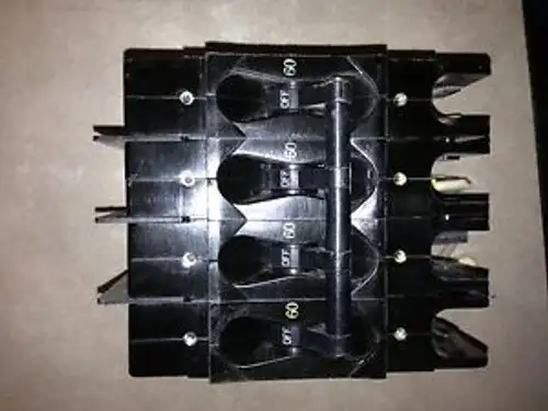 229-4-1-62F-5-9-60 Interruptor automático Airpax 4 contactos 60A