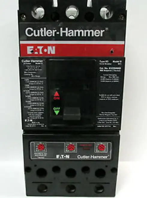 Cutler-Hammer Eaton Typ Ks 400 A 3-poliger Leistungsschalter Ks320400D ..... W-105