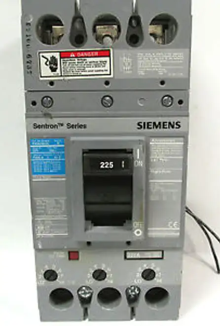 Siemens 225 Amp 3Pole Type Series B Breaker Fxd63B225 W/Shunt ....... Vc-24