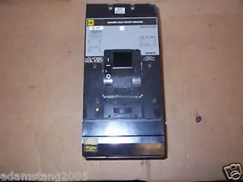 Square D La 3 Pole 400 Amp 600V La36400Mt Circuit Breaker La-36400-Mt Gray