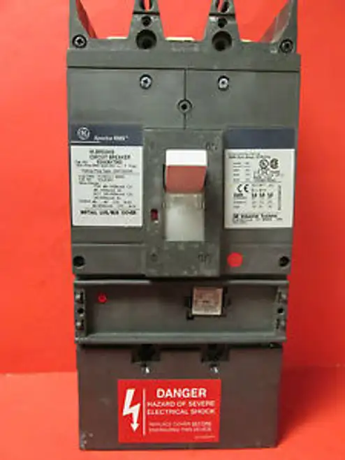 General Electric 3 Pole 600 Amp With 600 A Trip Unit Sgha36At0600 ..... M-102