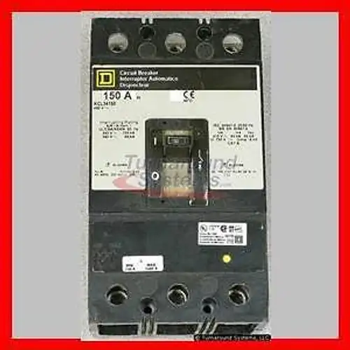 Square D Kcl34150-Lg1 Circuit Breaker 150 Amp 65 Kair
