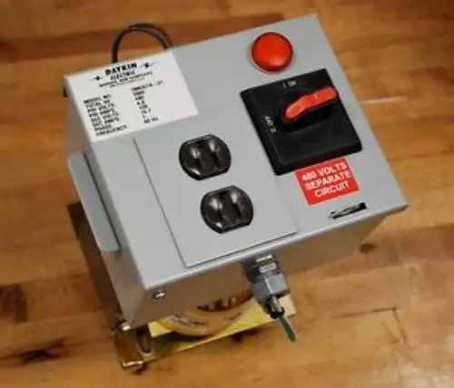 Daykin Omdgta-01 2.0 Kva Tranformador Desconectador Primario 480V 4.6A - Omdgta01