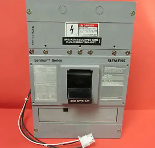 Siemens Sentron Series 600 Amp 3 Pole Switch Cat No. Hlxd63S600A ...... Va-15