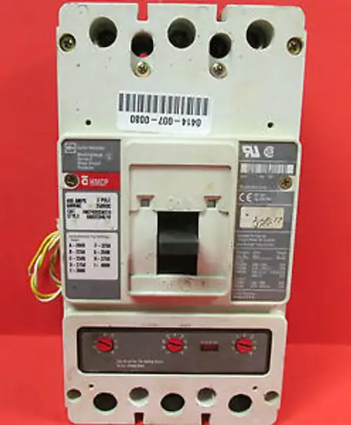 Cutler-Hammer Westinghouse 400 Amp 3 Pole Hmcp400X5Ws10 Breaker .......... Va-34