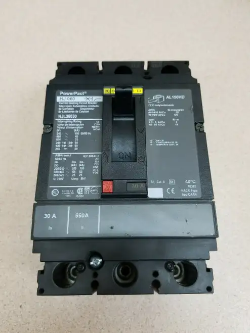 HJL36030M71 Square D Circuit Breaker 30A 3P 600V 65K