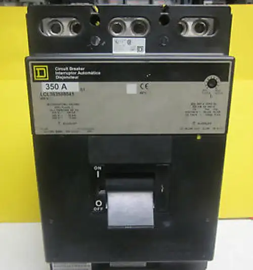Square D Lcl363508041 350 Amp 3 Pole Wc-17 interruttore