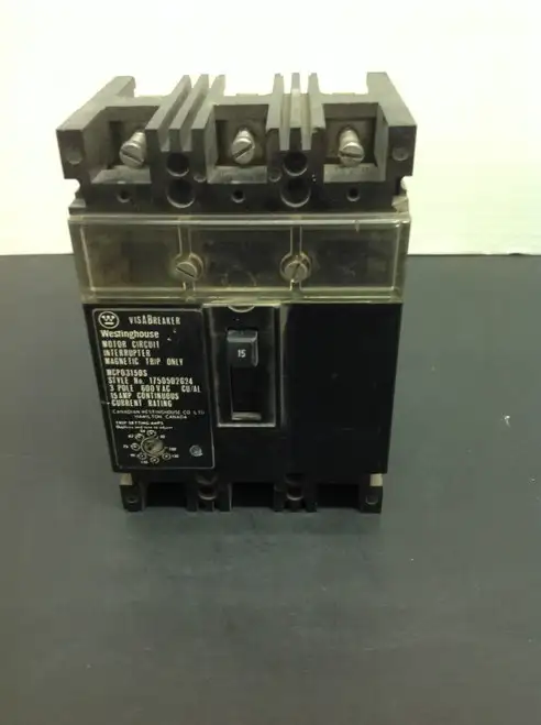 Mcp03150S 15A 600V Westinghouse Visabreaker Motor Circuit Interrupter