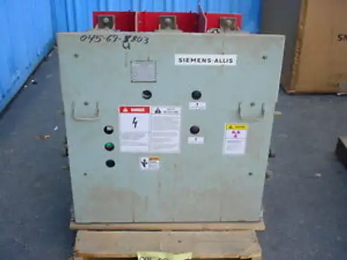 SIEMENS-ALLIS 153AF-500 15 KV 1200 Amp EO DO CIRCUIT BREAKER