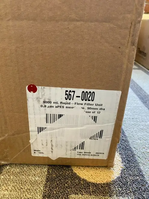 Thermo Scientific 567-0020 Nalgene Rapid-Flow Filter Unit 1000Ml- 2 Cases Of 12