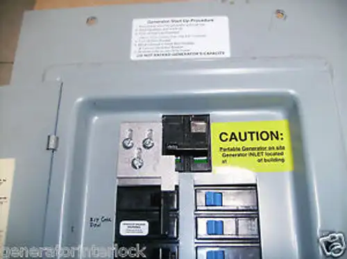 MUR-100X Murray Siemens Generator interlock kit 100 Amp panel Transfer switch