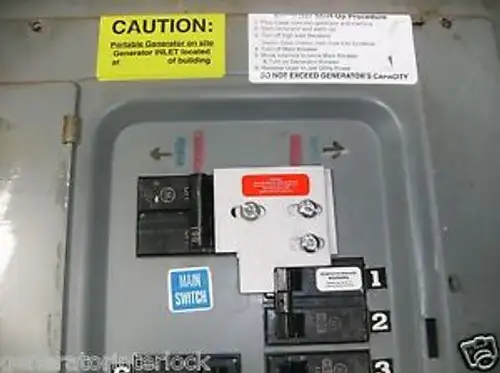 GE-100X General Electric GE Generator interlock kit 100 Amp Transfer switch