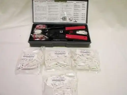 Leviton 49550-KIT SplicePro Type B & UR Crimping/Cutting Tool Un w/Splices