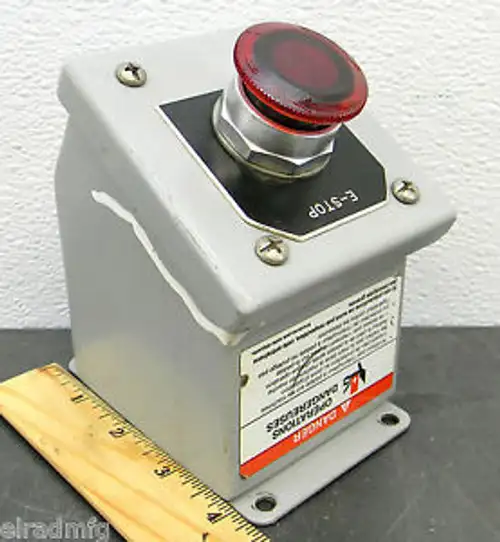 Bouton poussoir Hammond 3.5X3.25X4.84 Allen Bradley Ab 800T-Fxtq10Ra1