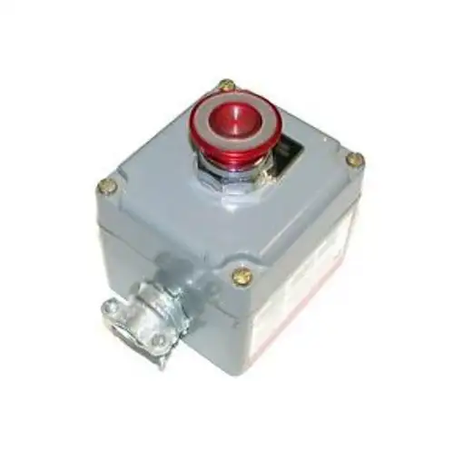 30 Mm Square D E-Stop Pushbutton Control Station Model 9001-Ky1