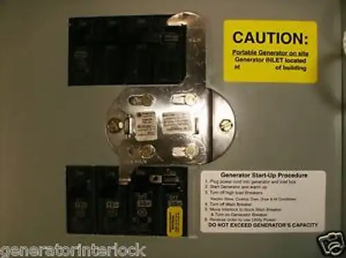 Fac-Ge200Z General Electric Ge Generator Interlock Kit 150 Or 200 Amp Listed