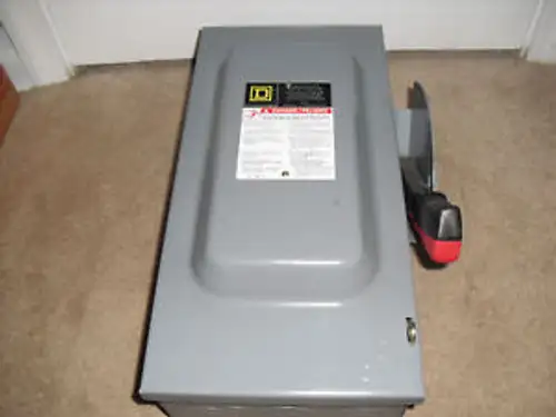 Hu362 Square D Saftey Switch 600 V 60 Amp Hu362 Electric Box