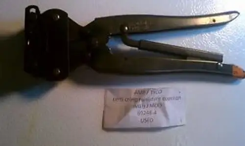 Amp Tyco Hand Crimping Tool For Coaxicon Miniature Contacts 69248-4-J 69248-4