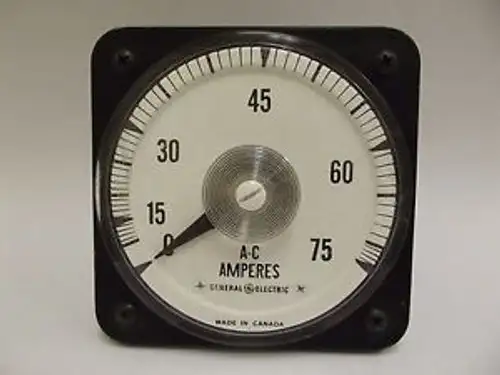 308-017 Type Ab-40S General Electric Ac Panel Board Ammeter