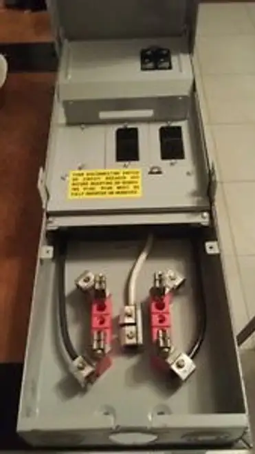 Milbank S Or U4908-0 S Or U4909-O 100 Amp Meter Nema Type 3R.