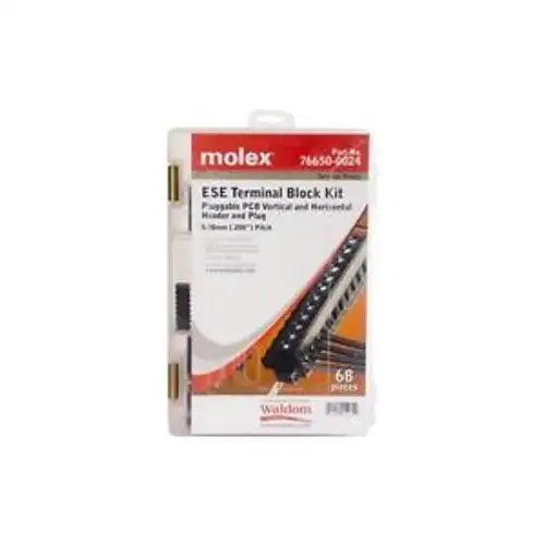 Brand Molex 27-8485 68 Piece Ese Terminal Block Kit With Pluggable Pcb