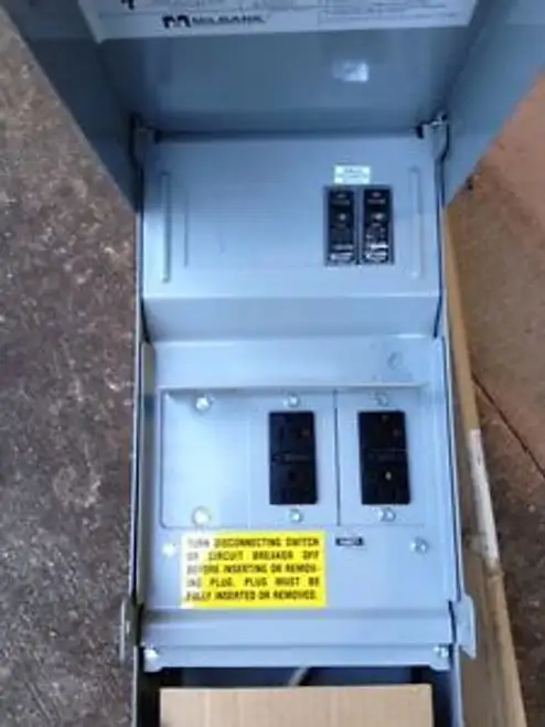 Milbank U4908-0-11Gr 100 Amp Meter Box