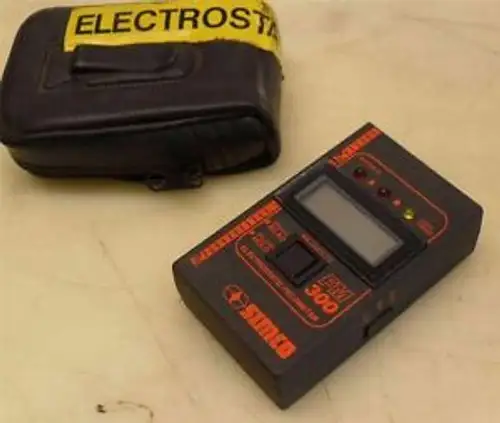 #265 Simco Fm-300 Electrostatic Fieldmeter Sn 3025 W/ Case