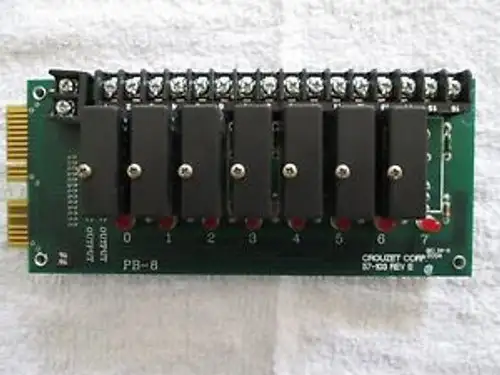 Mcquay Air Cooled Chiller Relay Card Made By Crouzet 57-103 Rev E