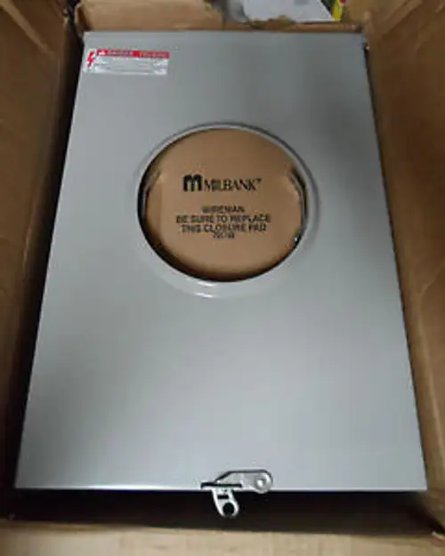 Milbank U1211-Rxl-Qg 200Amp 600Vac Vier Klemmen Hebel Bypass Quadplex Erde