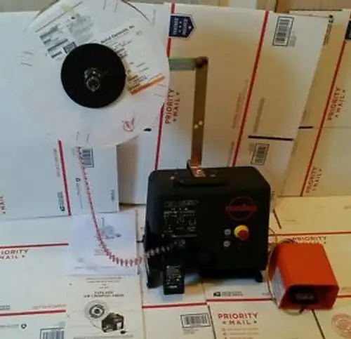 Molex Atp-301 Atp301 Air Tape Press Order No 19228-0030 & Foot Pedal & Tape Reel