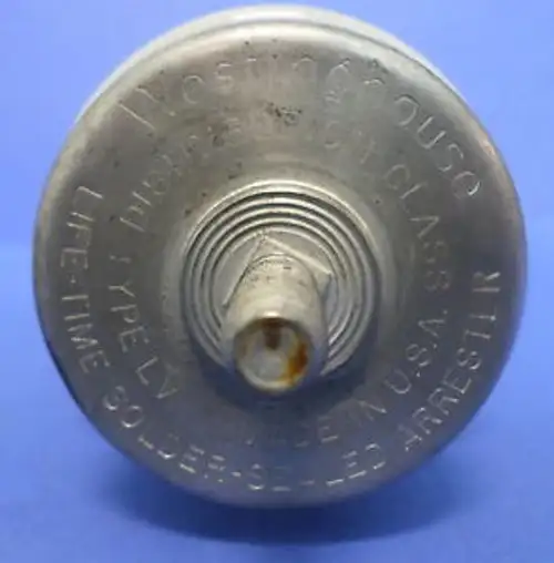 WESTINGHOUSE SOLDER-SEALED ARRESTER 792C500 A03A 3KV TYPE LV