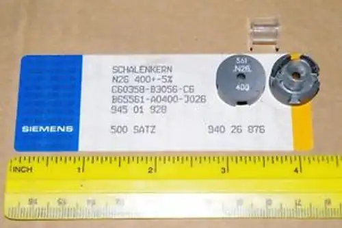P1814 Siemens 18x14mm MATCH POT Ferrite Core N26 AL=400 B65561-A0400-J026 90set