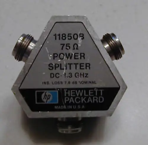 HP 11850B DC-1,3 GHz 3-Wege Leistungssplitter für Netzwerkanalyse. guter Zustand
