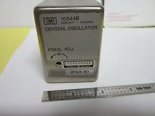 HP 10544B OSCILLATOR FREQUENCY STANDARD TIME BASE 10 MHz HEWLETT PACKARD #E2