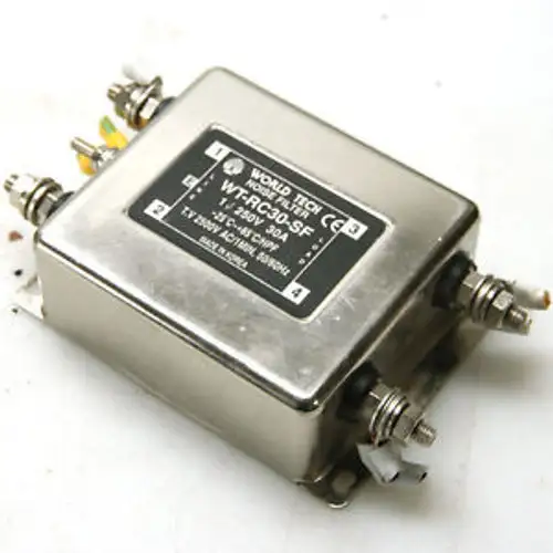 3 World Tech WT-RC30-SF 250V 30A Rauschfilter T.V 2500V