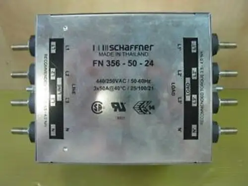 Schaffner Fn356-50-24 Fn3565024 440/250Vac síťový filtr