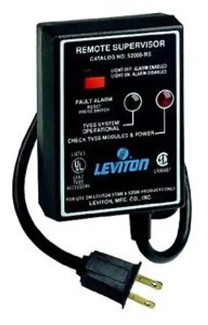 Leviton 52000-Rs Transient Voltage Surge Suppression Remote Supervisor Module