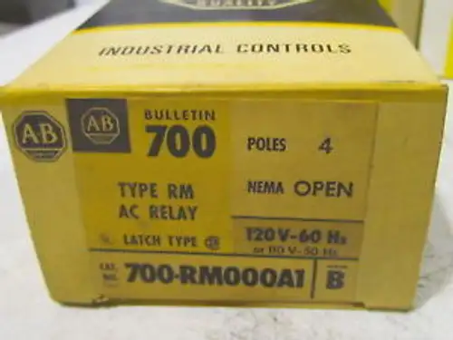 Allen Bradley 700-Rm000A1 Ser B Type Rm Ac Relay