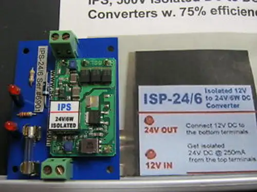 Isp-24/6 Isolierter 12V-24V/6W Gleichspannungswandler Ips 1