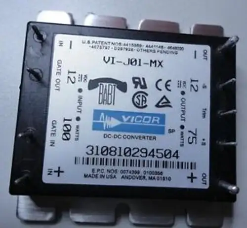 Vi-J01-Mx Converter Mod Dc/Dc 12V 75W Vicor