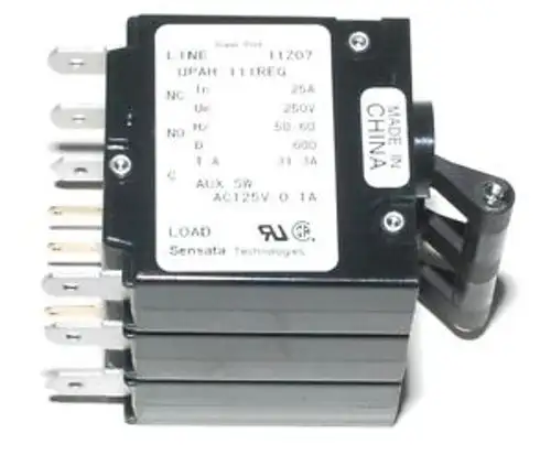 Sanken Airpax Upah-111Reg-25A Upah 111Reg Circuit Breaker With Answer Back