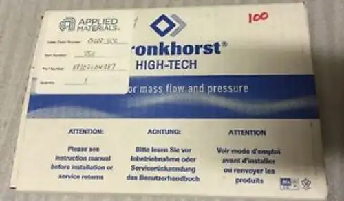 El-Flow Bronkhorst App-200A 100 Mio./min N2 .5 Barg M7201799J #1544B1