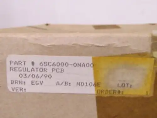 Siemens 6Sc6000-0Na00 Regulator Pcb