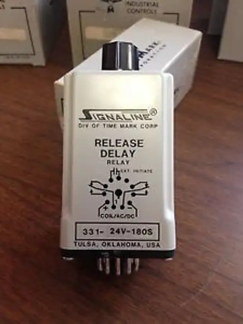 Relè temporizzatore di rilascio NOS modello 331-24V-180