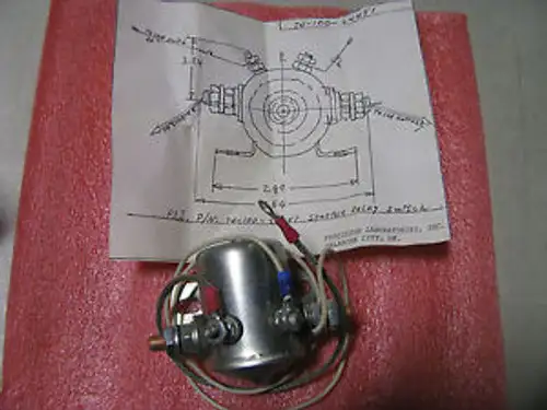 PRECISION LABORATORIES STARTER RELAY # 74-100-24451 NSN: 4920-01-198-2306 24V