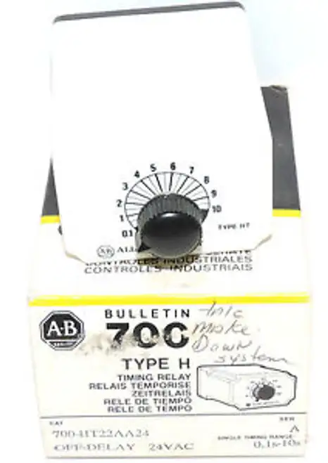 Neu Allen Bradley 700-Ht22Aa24 Typ H Zeitrelais Bereich: 0,1S-10S Ser. A