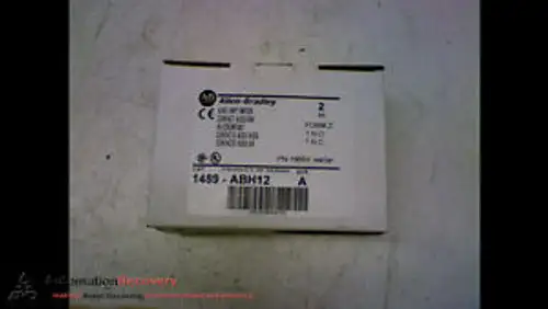 Allen Bradley 1489-Abh12 -Pack Of 2- Series A Auxiliary Circuit