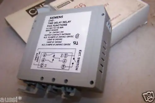 NEW SIEMENS CND TIME DELAY RELAY FIVE FUNCTION .5S-100M
